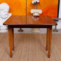 Writing Table 19th Century Flamed Mahogany Folding Card Console Table (10 of 12) Writing Table 19th Century Flamed Mahogany Folding Card Console Table (10 of 12)