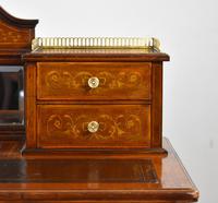 Edwardian Mahogany & Marquetry Writing Table by Jas Shoolbred (9 of 18) Edwardian Mahogany & Marquetry Writing Table by Jas Shoolbred (9 of 18)