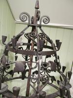Impressive wrought iron floor standing candelabra (5 of 6) Impressive wrought iron floor standing candelabra (5 of 6)