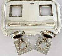 Sterling Silver Pen & Ink Stand Inkwell (7 of 8) Sterling Silver Pen & Ink Stand Inkwell (7 of 8)