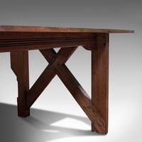 Large 12' Antique Kitchen Table, English, Pine, Industrial, Victorian, 1900 (7 of 12) Large 12' Antique Kitchen Table, English, Pine, Industrial, Victorian, 1900 (7 of 12)