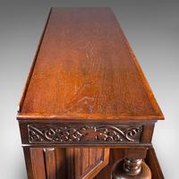 Antique Carved Court Cabinet, English, Oak, Sideboard, Jacobean Revival c.1910 (7 of 12) Antique Carved Court Cabinet, English, Oak, Sideboard, Jacobean Revival c.1910 (7 of 12)