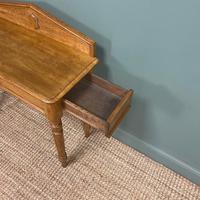 Quality Victorian Golden Oak Antique Hall Table (5 of 7) Quality Victorian Golden Oak Antique Hall Table (5 of 7)