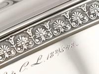 Sterling Silver Locking Biscuit Box - Antique 1845 (11 of 15) Sterling Silver Locking Biscuit Box - Antique 1845 (11 of 15)