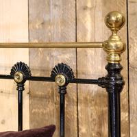 Late Victorian Cast Iron Antique Bed in Black (7 of 8) Late Victorian Cast Iron Antique Bed in Black (7 of 8)