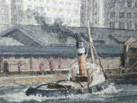 1950's Watercolour RMS Empress of England & Britain Liner Ships Liverpool Mersey (6 of 12) 1950's Watercolour RMS Empress of England & Britain Liner Ships Liverpool Mersey (6 of 12)