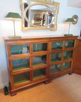 Superb Antique Oak Barrister's Double Glazed Bookcase (11 of 11) Superb Antique Oak Barrister's Double Glazed Bookcase (11 of 11)