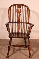 Windsor Armchair in Ash & Elm - 19th Century