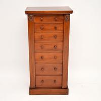 Antique Victorian Mahogany Wellington Chest of Drawers (6 of 20) Antique Victorian Mahogany Wellington Chest of Drawers (6 of 20)