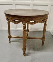 Round Gilt Occasional Table (4 of 4) Round Gilt Occasional Table (4 of 4)