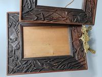 Fabulous Large Pair of Aesthetic Movement Oak Picture or Mirror Frames,Bats & Birds in Reeds c.1900 (4 of 8) Fabulous Large Pair of Aesthetic Movement Oak Picture or Mirror Frames,Bats & Birds in Reeds c.1900 (4 of 8)