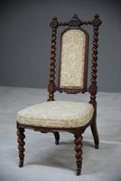Walnut Barley Twist Bedroom Chair (12 of 13) Walnut Barley Twist Bedroom Chair (12 of 13)
