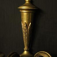 French Pair of Gilded Brass Antique Wall Lights (8 of 8) French Pair of Gilded Brass Antique Wall Lights (8 of 8)