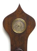 Good Mahogany 5 Glass Barometer Thermometer with Onion Top (7 of 10) Good Mahogany 5 Glass Barometer Thermometer with Onion Top (7 of 10)