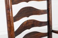 18th Century English Elm Ladder-Back Carver Chair (8 of 11) 18th Century English Elm Ladder-Back Carver Chair (8 of 11)