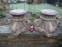 Stunning 18th / 19th Century Walnut ? Hand Carved Corinthian Column Bases (12 of 12) Stunning 18th / 19th Century Walnut ? Hand Carved Corinthian Column Bases (12 of 12)