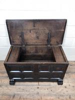 Antique Rare 17th Century Oak Coffer with Block Paw Feet (M-716) (16 of 16) Antique Rare 17th Century Oak Coffer with Block Paw Feet (M-716) (16 of 16)