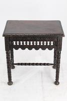 Small Antique Victorian Gothic Revival Oak Hall Table (4 of 13) Small Antique Victorian Gothic Revival Oak Hall Table (4 of 13)