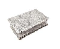 Antique Victorian Sterling Silver Snuff Box 1852 (5 of 11) Antique Victorian Sterling Silver Snuff Box 1852 (5 of 11)