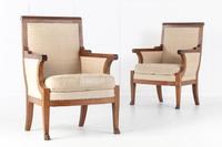 Pair of 19th Century French Walnut Armchairs (6 of 9) Pair of 19th Century French Walnut Armchairs (6 of 9)