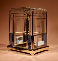 Art Deco Brass Very Decorative Bird Cage c 1920 (4 of 8) Art Deco Brass Very Decorative Bird Cage c 1920 (4 of 8)