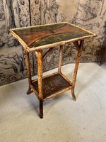 19th Century Bamboo Lacquered Occasional Table (3 of 4) 19th Century Bamboo Lacquered Occasional Table (3 of 4)