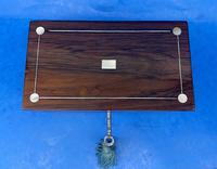 William IV Rosewood Twin Section Tea Caddy with Mother of Pearl Inlay (3 of 14) William IV Rosewood Twin Section Tea Caddy with Mother of Pearl Inlay (3 of 14)