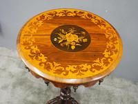 Marquetry Inlaid Walnut Wine Table (4 of 10) Marquetry Inlaid Walnut Wine Table (4 of 10)