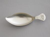 George III Silver 'Leaf Shape' Caddy Spoon by George Burrows, London, 1804 (3 of 9) George III Silver 'Leaf Shape' Caddy Spoon by George Burrows, London, 1804 (3 of 9)