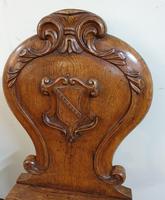 Victorian Oak Armorial Hall Chair (7 of 7) Victorian Oak Armorial Hall Chair (7 of 7)