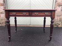 Antique Mahogany Two Draw Writing Table (2 of 11) Antique Mahogany Two Draw Writing Table (2 of 11)