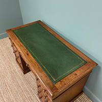 19th Century Victorian Oak Antique Pedestal Desk (7 of 7) 19th Century Victorian Oak Antique Pedestal Desk (7 of 7)