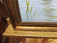 Oil on Canvas Study of a Kingfisher Listed Artist Geoffrey Campbell Black (2 of 10) Oil on Canvas Study of a Kingfisher Listed Artist Geoffrey Campbell Black (2 of 10)