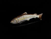 Antique Enamel Salmon Brooch, 15ct Gold, Silver (11 of 14) Antique Enamel Salmon Brooch, 15ct Gold, Silver (11 of 14)