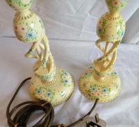 Pair of Kashmir Painted Lamps (4 of 6) Pair of Kashmir Painted Lamps (4 of 6)