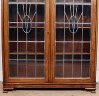 Oak Leaded Stained Glazed Bookcase Arts & Crafts Edwardian (2 of 11) Oak Leaded Stained Glazed Bookcase Arts & Crafts Edwardian (2 of 11)