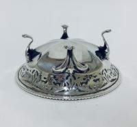 Antique Solid Sterling Silver Pierced Bonbon Dish (8 of 9) Antique Solid Sterling Silver Pierced Bonbon Dish (8 of 9)