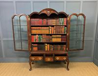 Burr Walnut Dome Topped Bookcase (10 of 18) Burr Walnut Dome Topped Bookcase (10 of 18)