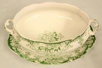 Antique Sauce Tureen on Stand (6 of 6) Antique Sauce Tureen on Stand (6 of 6)
