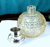 Antique Solid Silver & Cut Glass Scent / Perfume Bottle - Bham 1926 -Marson & Jones (2 of 8) Antique Solid Silver & Cut Glass Scent / Perfume Bottle - Bham 1926 -Marson & Jones (2 of 8)