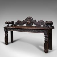 Antique Gothic Bench, Scottish, Oak, Love Seat, Hall Pew, Victorian c.1850 (3 of 12) Antique Gothic Bench, Scottish, Oak, Love Seat, Hall Pew, Victorian c.1850 (3 of 12)