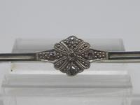 Art Deco 18ct White Gold, Platinum & Diamond Brooch (4 of 7) Art Deco 18ct White Gold, Platinum & Diamond Brooch (4 of 7)