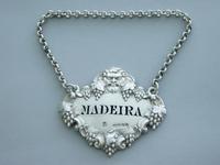 Victorian Cast Silver Bacchus Mask Wine Label 'Madeira' (10 of 10) Victorian Cast Silver Bacchus Mask Wine Label 'Madeira' (10 of 10)