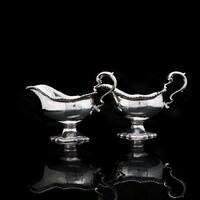 Pair of Georgian Solid Silver Pedestal Sauce Boats - William Collins 1774 (7 of 24) Pair of Georgian Solid Silver Pedestal Sauce Boats - William Collins 1774 (7 of 24)