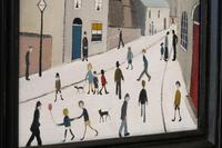 Naive Industrial Street Scene Oil on Board by Walker Scott (7 of 9) Naive Industrial Street Scene Oil on Board by Walker Scott (7 of 9)
