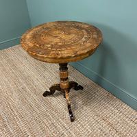 Spectacular Victorian Impressively Inlaid Antique Walnut Sorrento Table (4 of 7) Spectacular Victorian Impressively Inlaid Antique Walnut Sorrento Table (4 of 7)
