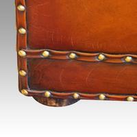 Large Victorian Leather Ottoman (6 of 9) Large Victorian Leather Ottoman (6 of 9)