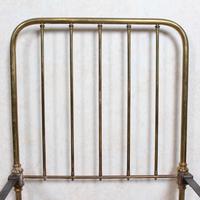 Brass Bed Frame Victorian 19th Century Single Bedframe Cast Iron (5 of 12) Brass Bed Frame Victorian 19th Century Single Bedframe Cast Iron (5 of 12)