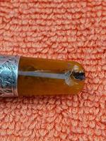 Antique Sterling Silver Hallmarked Meerschaum & Amber Cheroot Holder 1891 Louis Blumfeld, Birmingham (7 of 8) Antique Sterling Silver Hallmarked Meerschaum & Amber Cheroot Holder 1891 Louis Blumfeld, Birmingham (7 of 8)