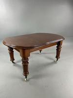 Large Victorian Mahogany Three Leaf Extending Dining Table (5 of 6) Large Victorian Mahogany Three Leaf Extending Dining Table (5 of 6)